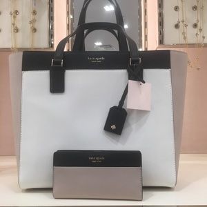 Kate Spade Large Laptop Tote and Wallet Set